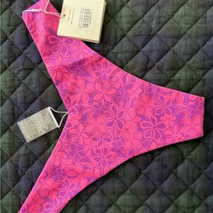 Kulani Kinis Pink Floral Bikini Bottom